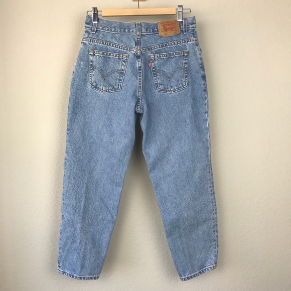 Levi's Denim - Levi’s 550 High Waist cotton Taper Leg Mom Jeans